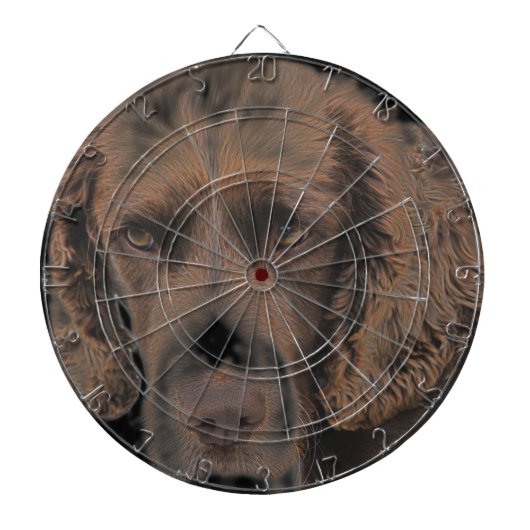 Engelse Springer Honden Dartbord (Voorkant)