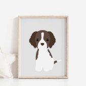 Engelse Springer kwekerij & Kinder kamer Decor Pos Poster