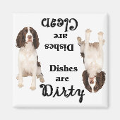 Engelse Springer Lovers Spaniel Vaatwasser Magnet (Voorkant)