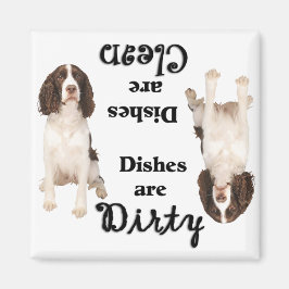 Engelse Springer Lovers Spaniel Vaatwasser Magnet