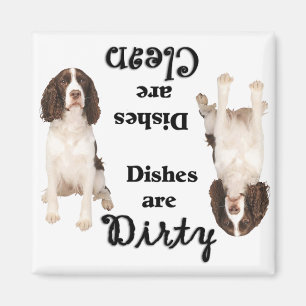 Engelse Springer Lovers Spaniel Vaatwasser Magnet