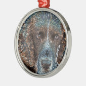 Engelse Springer Metalen Ornament (Links)