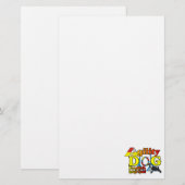 Engelse Springer Spaniel Agility Briefpapier (Voorkant / Achterkant)