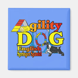 Engelse Springer Spaniel Agility Gifts Magneet