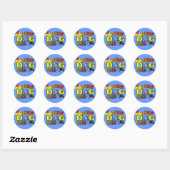 Engelse Springer Spaniel Agility Gifts Ronde Sticker (Vel)