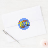Engelse Springer Spaniel Agility Gifts Ronde Sticker (Envelop)