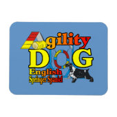 Engelse Springer Spaniel Agility Magneet (Horizontaal)