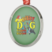 Engelse Springer Spaniel Agility Metalen Ornament (Links)