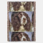 Engelse Springer Spaniel Art Deken (Voorkant Verticaal)