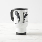 Engelse Springer Spaniel  Art, gepersonaliseerd Reisbeker (Voorkant links)