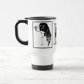 Engelse Springer Spaniel  Art, gepersonaliseerd Reisbeker (Links)