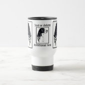 Engelse Springer Spaniel  Art, gepersonaliseerd Reisbeker (Center)