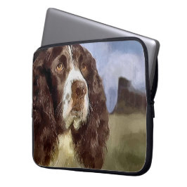 Engelse Springer Spaniel Art Laptop Sleeve