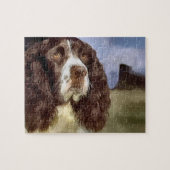Engelse Springer Spaniel Art Legpuzzel (Horizontaal)