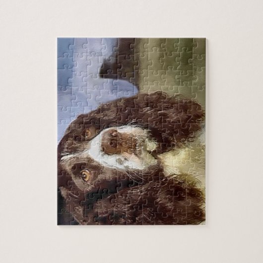 Engelse Springer Spaniel Art Legpuzzel (Verticaal)