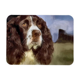 Engelse Springer Spaniel Art Magneet