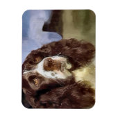 Engelse Springer Spaniel Art Magneet (Verticaal)