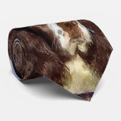 Engelse Springer Spaniel Art Stropdas (Opgerold)