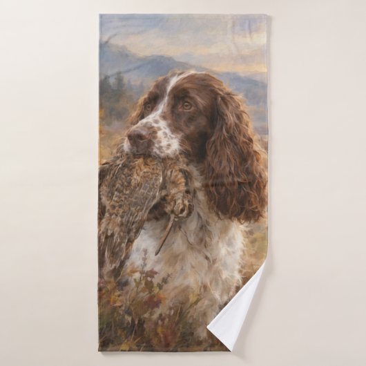 Engelse Springer Spaniel Bad Handdoek (Badhanddoek)