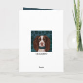 Engelse Springer Spaniel Bedankkaart (Achterkant)