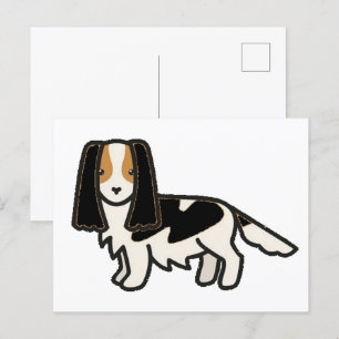 Engelse Springer Spaniel Black Tri Cartoon Briefkaart