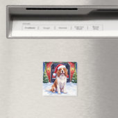Engelse Springer Spaniel Brandweerkazerne Kerstman Magneet (Insitu (Vaatwasser))