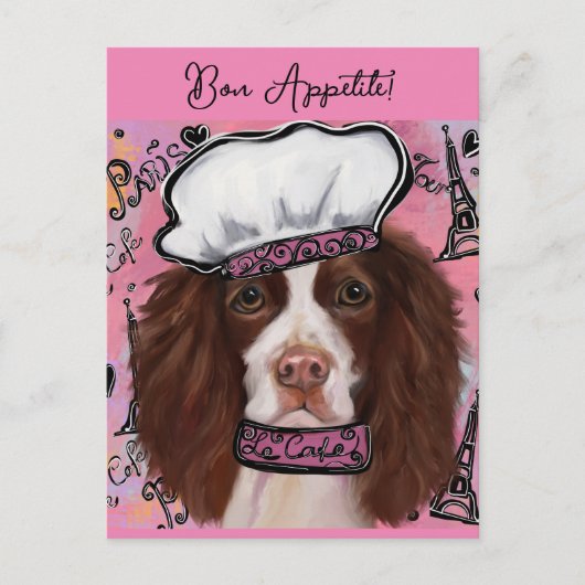 Engelse Springer Spaniel Briefkaart (Voorkant)