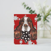 ENGELSE SPRINGER SPANIEL BRIEFKAART (Staand voorkant)