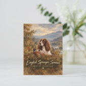 Engelse Springer Spaniel Briefkaart (Staand voorkant)