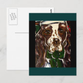 Engelse Springer Spaniel Briefkaart (Voorkant / Achterkant)