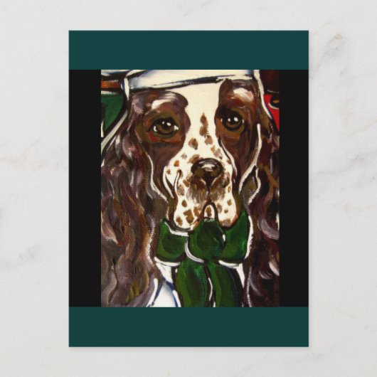 Engelse Springer Spaniel Briefkaart (Voorkant)