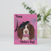 Engelse Springer Spaniel Briefkaart (Staand voorkant)