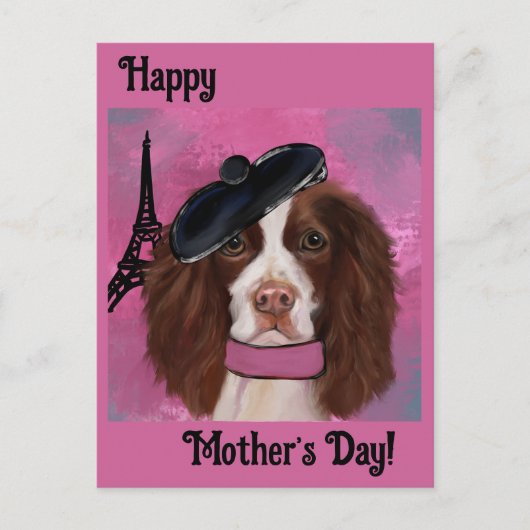 Engelse Springer Spaniel Briefkaart (Voorkant)