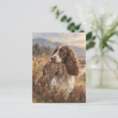 Engelse Springer Spaniel  Briefkaart (Staand voorkant)