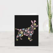 Engelse Springer Spaniel Bunny Easter Egg Easter D Kaart (Voorkant)