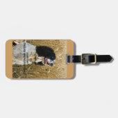 engelse springer spaniel bwlove w pic bagagelabel (Voorkant horizontaal)