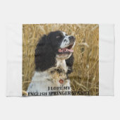 engelse springer spaniel bwlove w pic theedoek (Horizontaal)