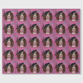 Engelse Springer Spaniel Cadeaupapier (Vlak)