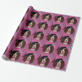 Engelse Springer Spaniel Cadeaupapier (Uitgerold)