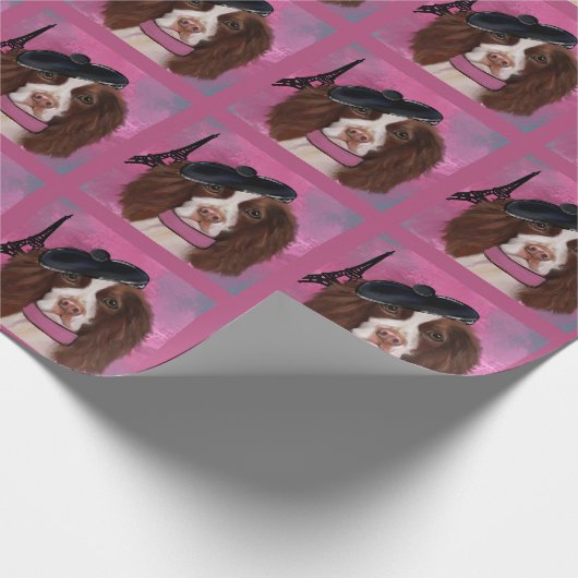 Engelse Springer Spaniel Cadeaupapier (Hoek)