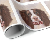ENGELSE SPRINGER SPANIEL CADEAUPAPIER (Rol Hoek)