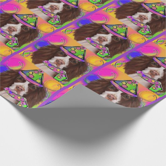 Engelse Springer Spaniel Cadeaupapier (Hoek)