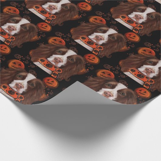 Engelse Springer Spaniel Cadeaupapier (Hoek)