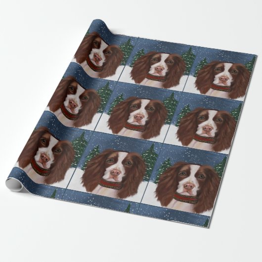 ENGELSE SPRINGER SPANIEL       CADEAUPAPIER (Uitgerold)