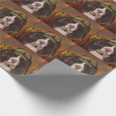Engelse Springer Spaniel  Cadeaupapier (Hoek)