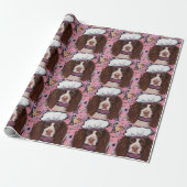 Engelse Springer Spaniel Cadeaupapier (Uitgerold)