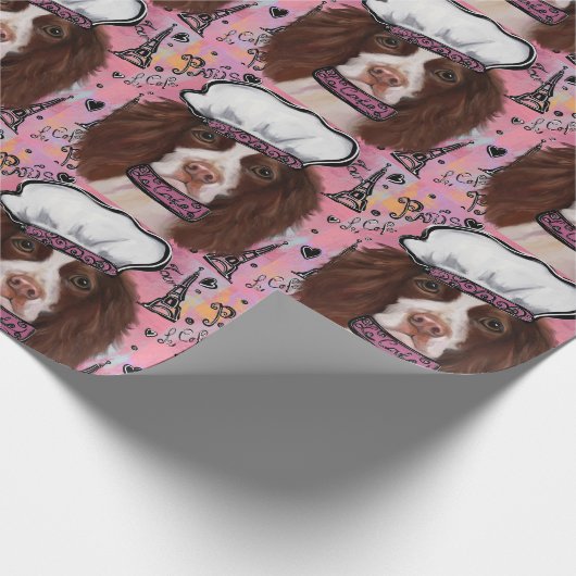 Engelse Springer Spaniel Cadeaupapier (Hoek)