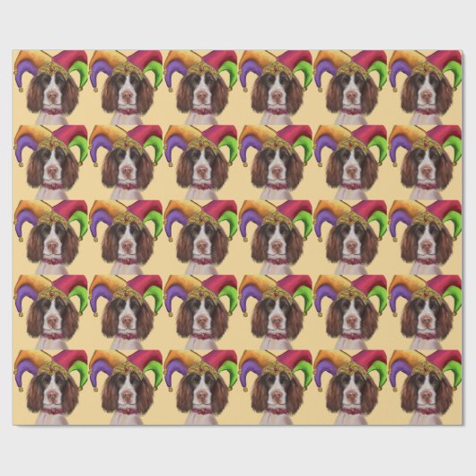 ENGELSE SPRINGER SPANIEL CADEAUPAPIER (Vlak)