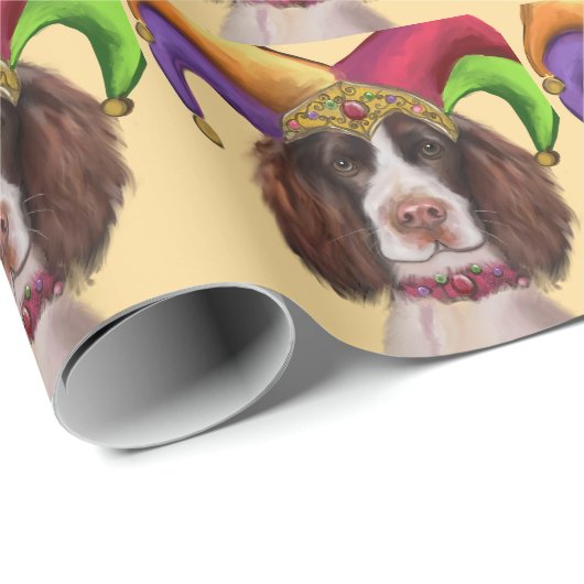 ENGELSE SPRINGER SPANIEL CADEAUPAPIER (Rol Hoek)