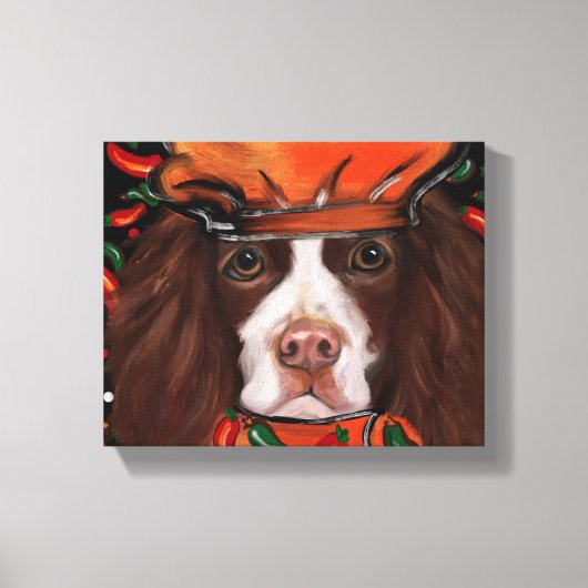 Engelse Springer Spaniel     Canvas Afdruk (Voorkant)